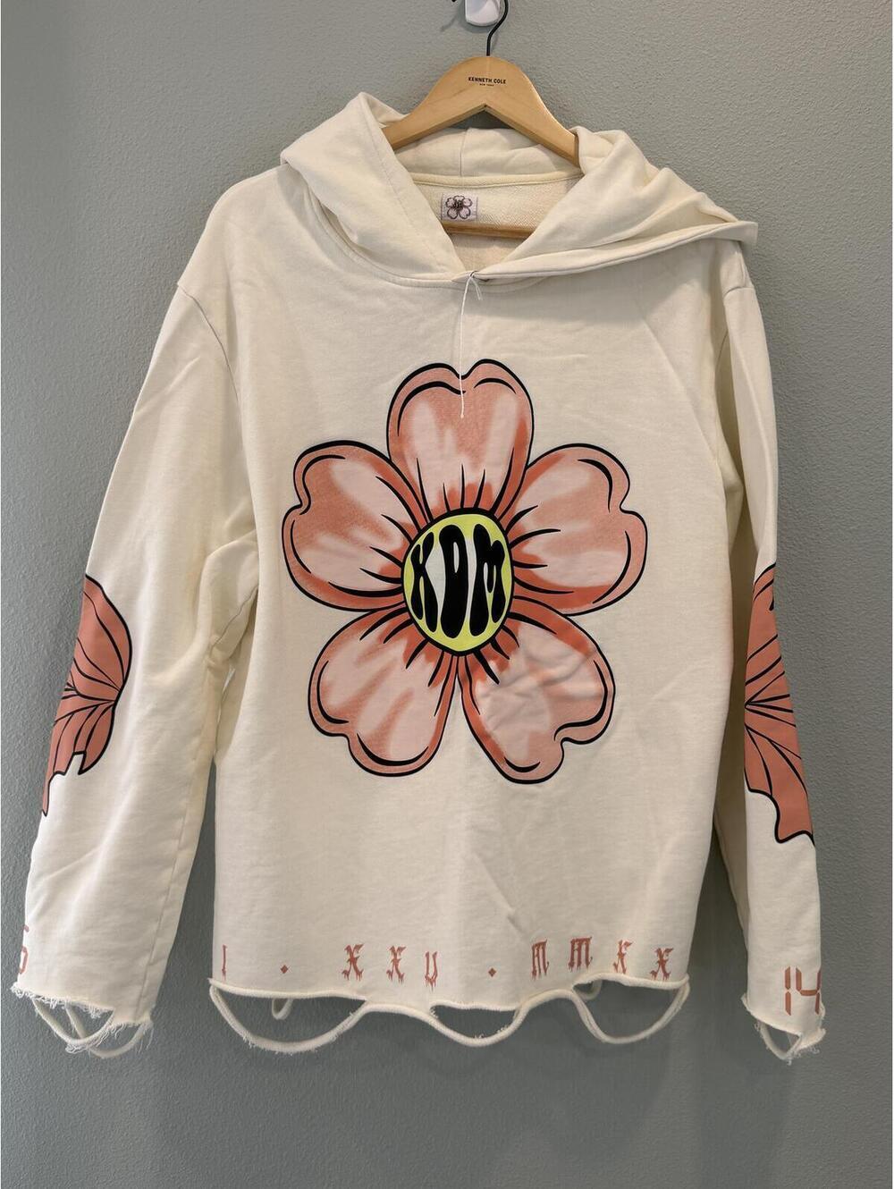 RARE KDM Clothing Apparel Distressed Hoodie, Women's XL